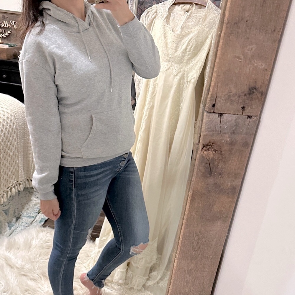Gray Women's Hoodie size small - Picture 2 of 3